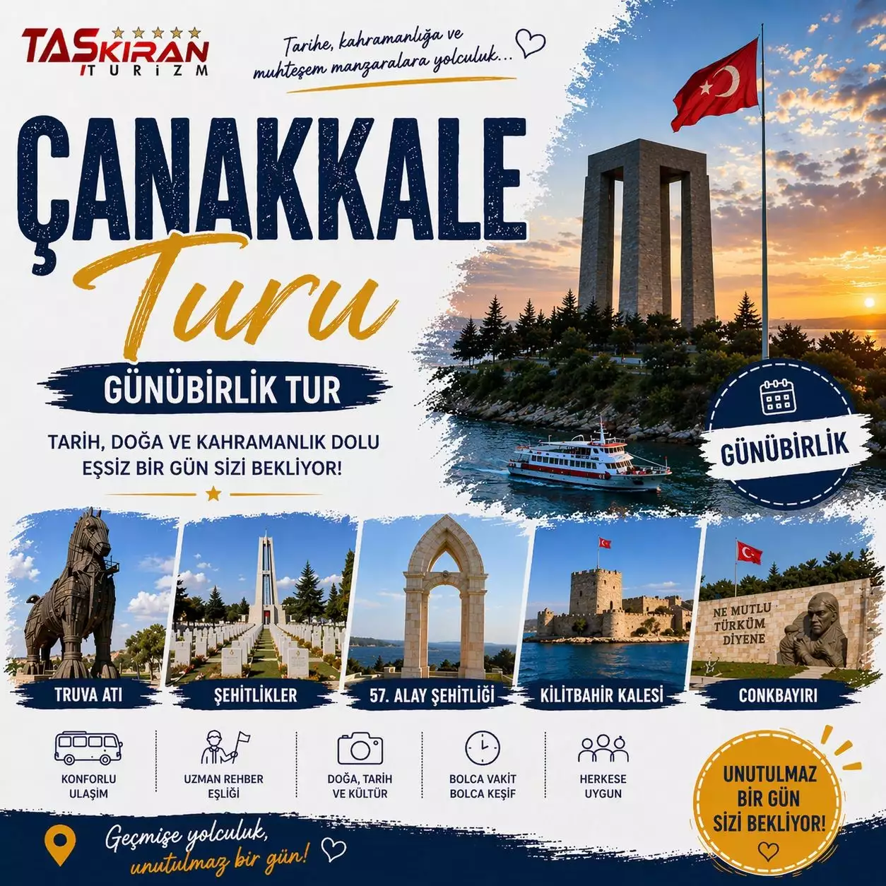 ÇANAKKALE ŞEHİTLİK TURU